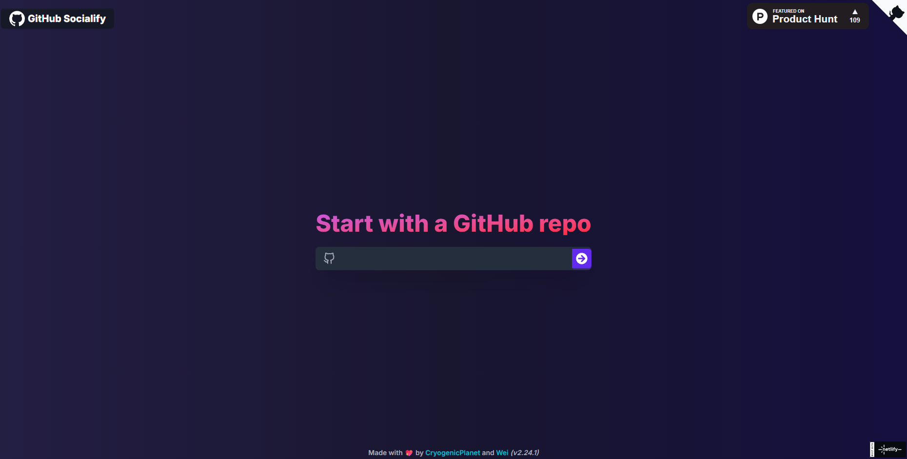 GitHub Socialify