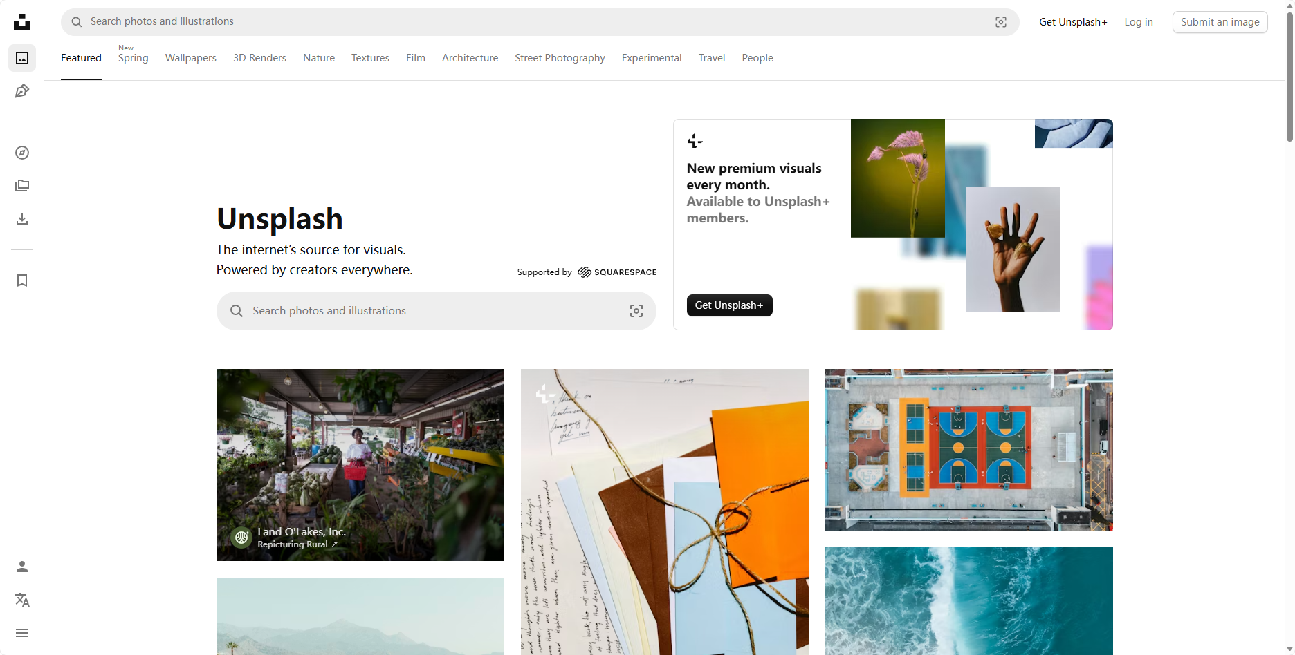 Unsplash – 免费商用高清图片素材下载平台