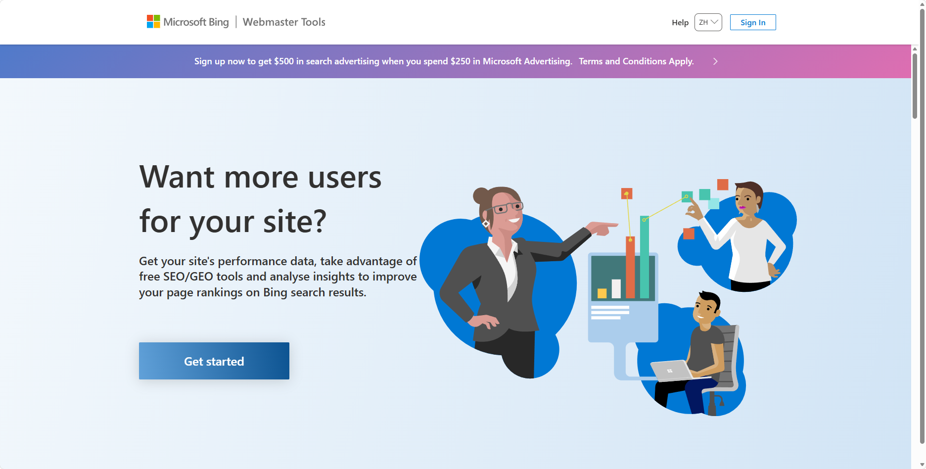 Bing Webmaster Tools